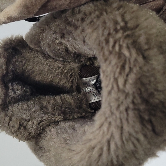 COLUMBIA LAVELA BROWN FAUX FUR SUEDE WATERPROOF THINSULATE WINTER BOOTS 11 - Picture 6 of 16